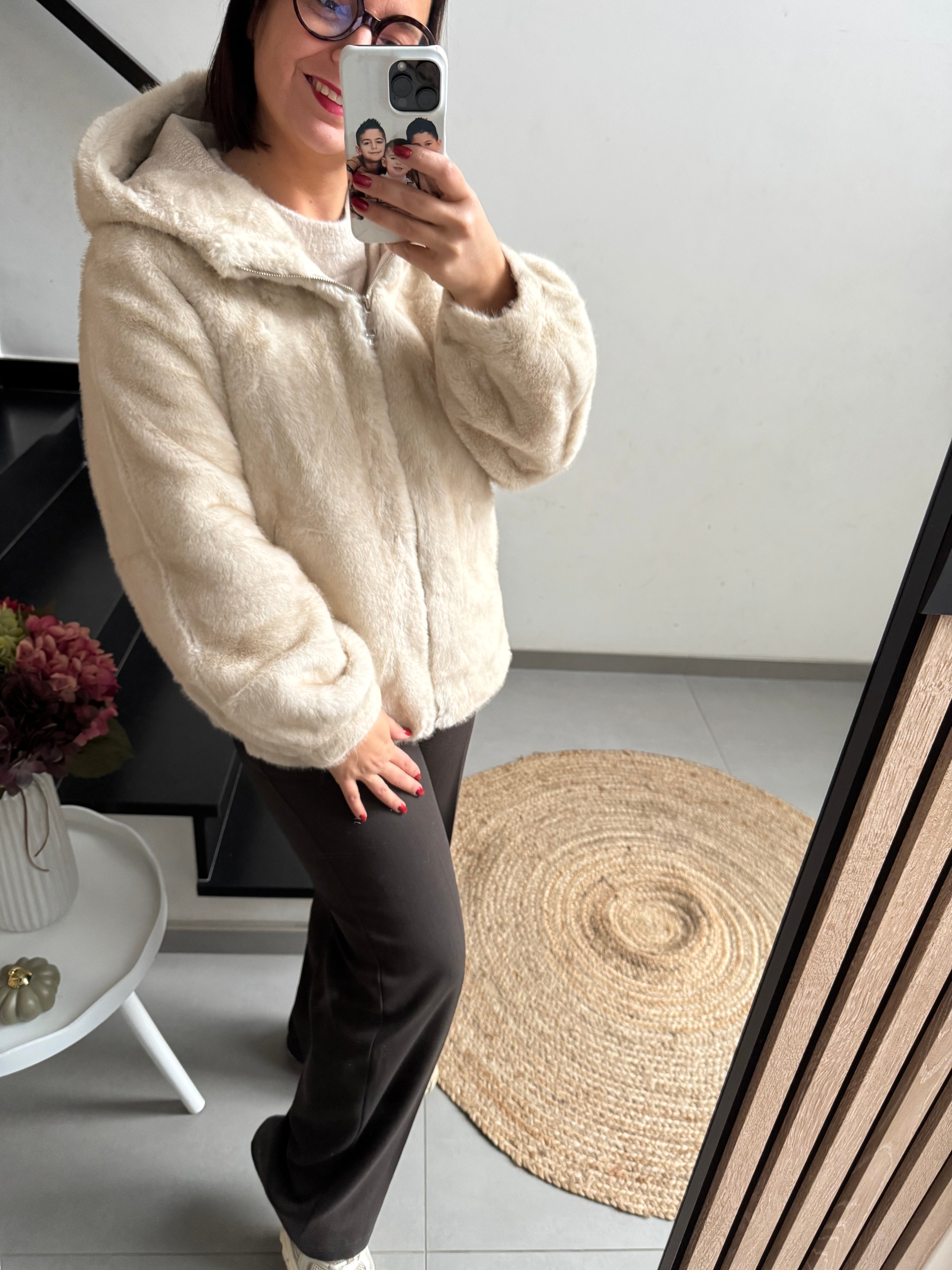 Veste Doudou beige