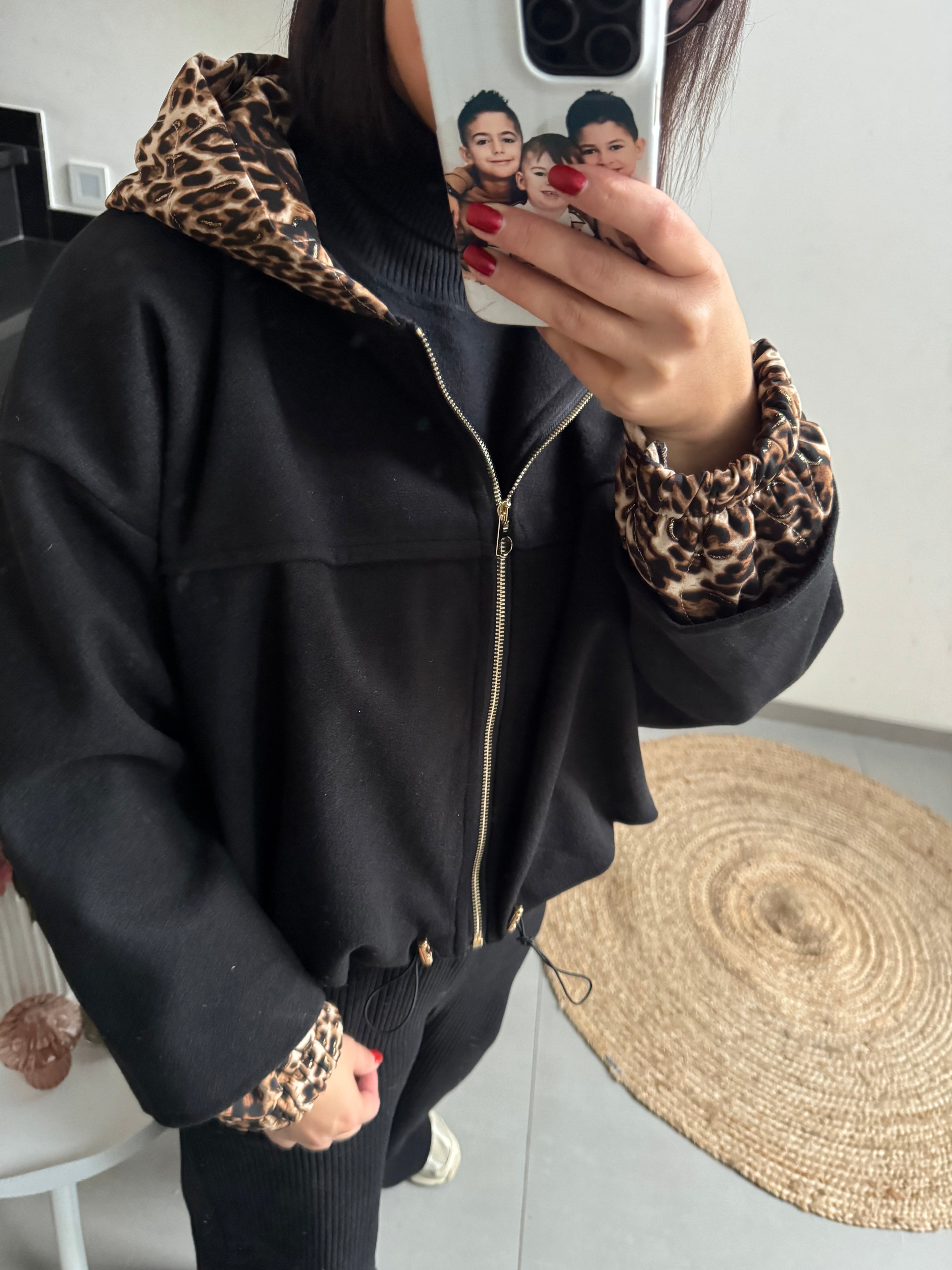 Blouson Camille noir